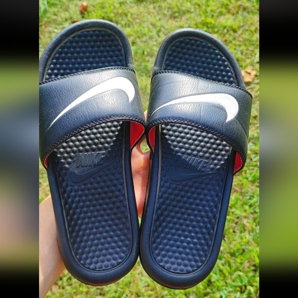 Nike Men's Black Slide Sandals Size: 7